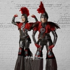 Gladiator Gals Stiltwalkers